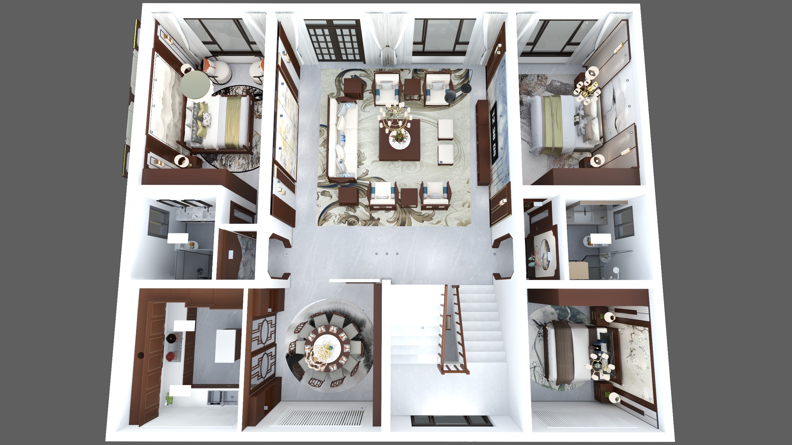 拂星-南唐梅一1F新中2F现代-终稿-装修设计方案