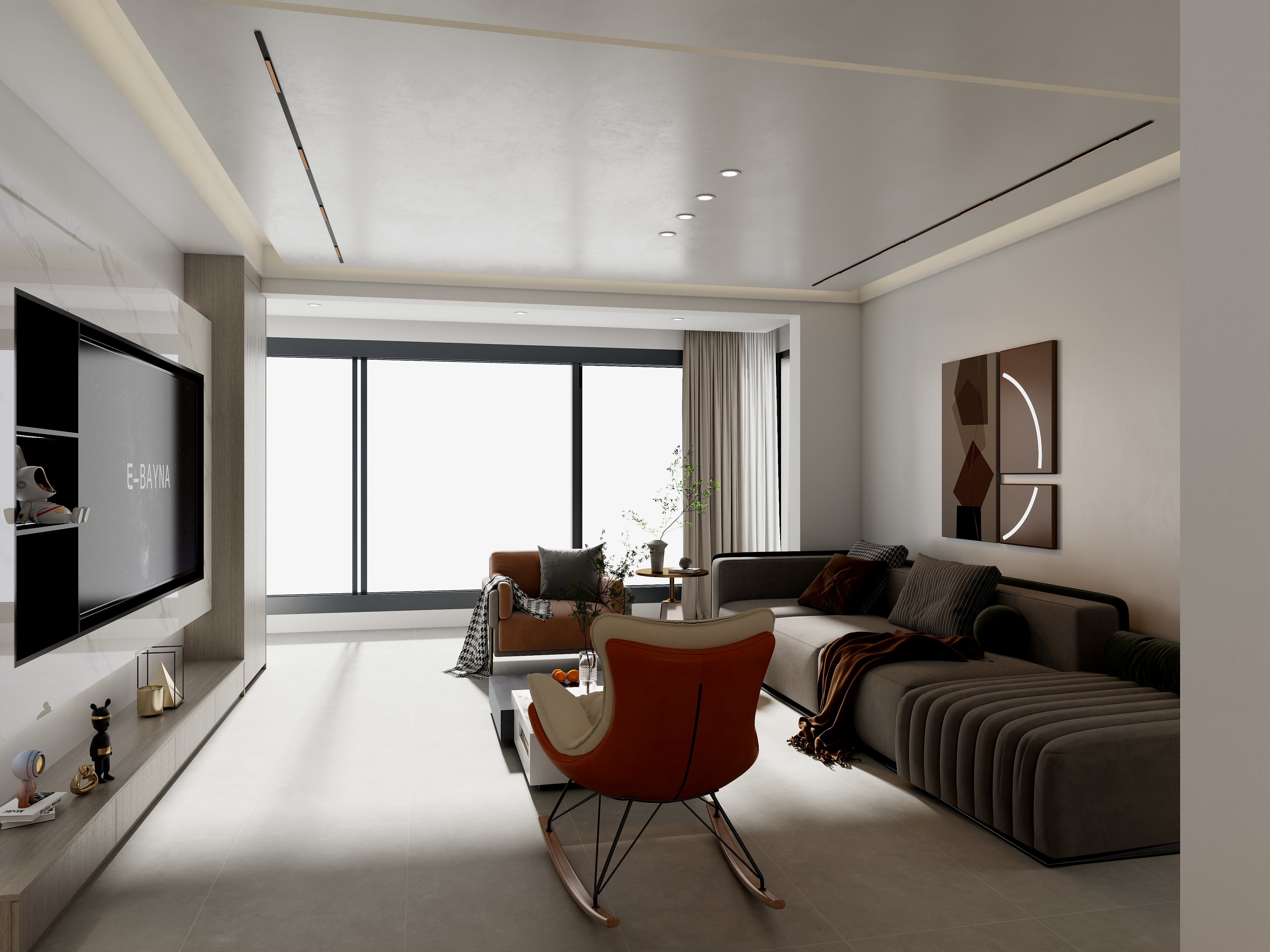 一栗设计工作室-118 平米现代家居，诠释美好生活-装修设计方案