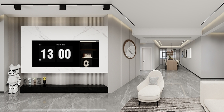 莫婉霖-客餐厅-装修设计方案