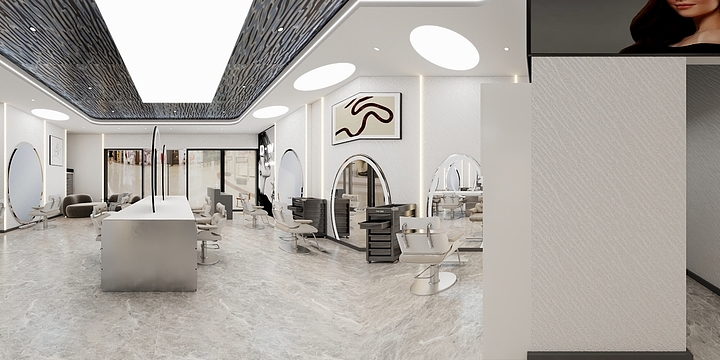 迷斯特劉-美发店-装修设计方案