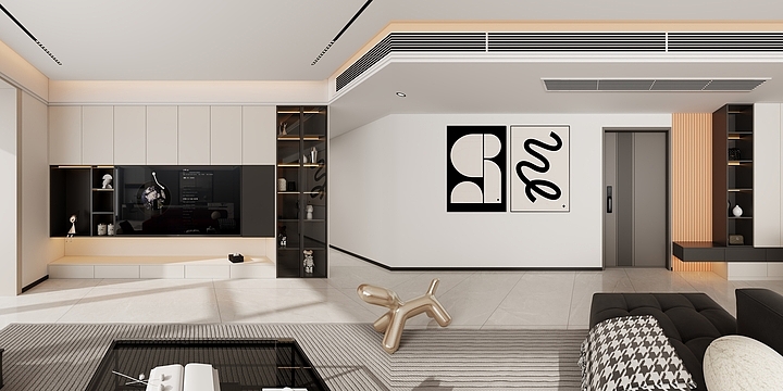 designerKaren-小区房现代简约140㎡3室-装修设计方案