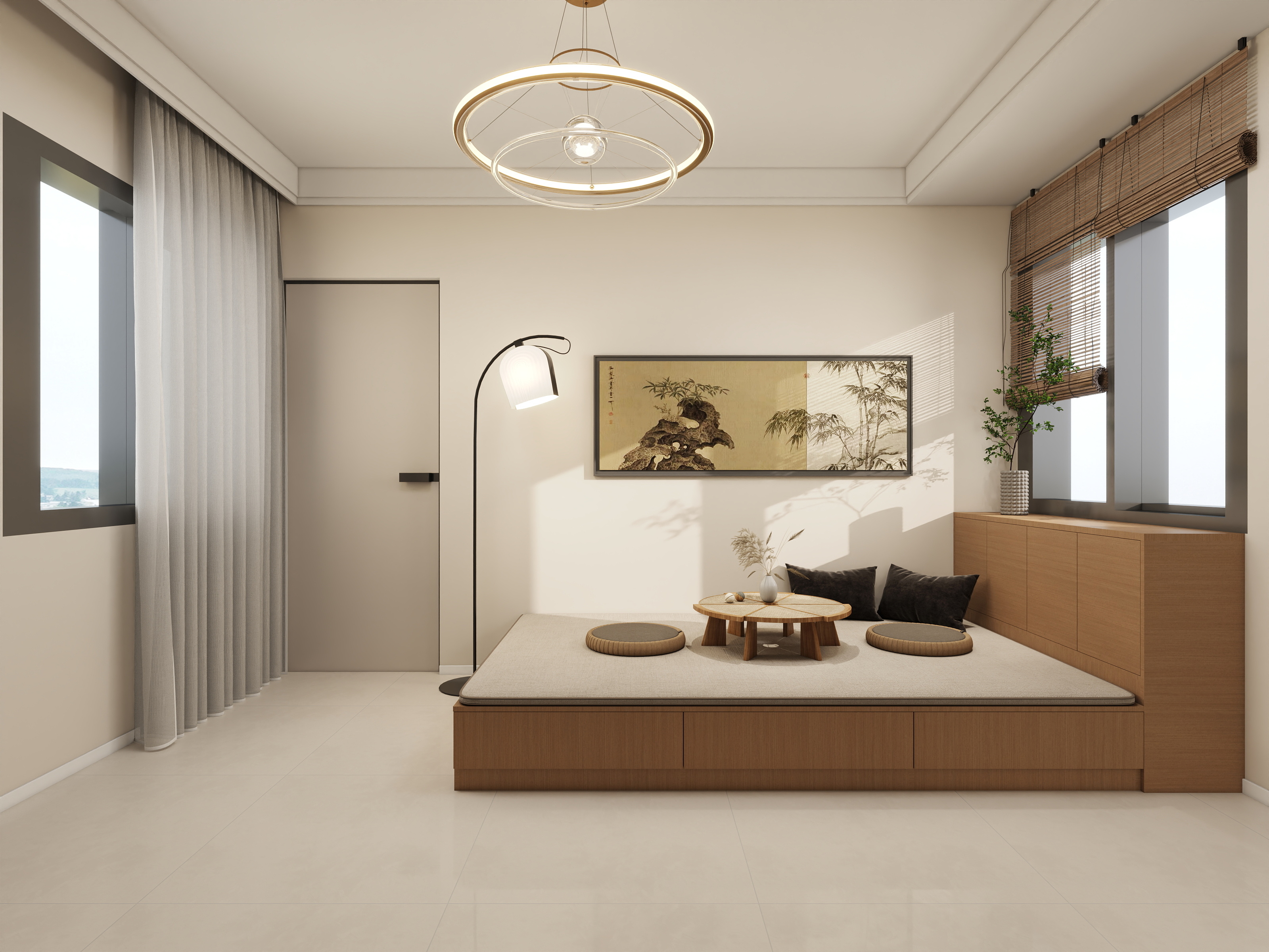 独立设计师董小生-九千岁现代暖色调-装修设计方案