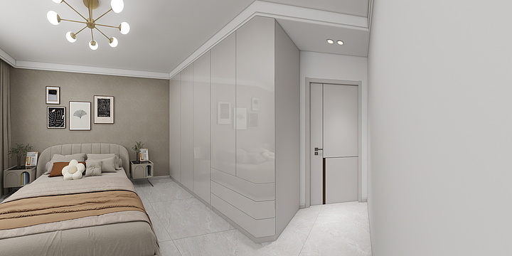 A千艺空间设计-【浅色】公园畔14-1-502-装修设计方案