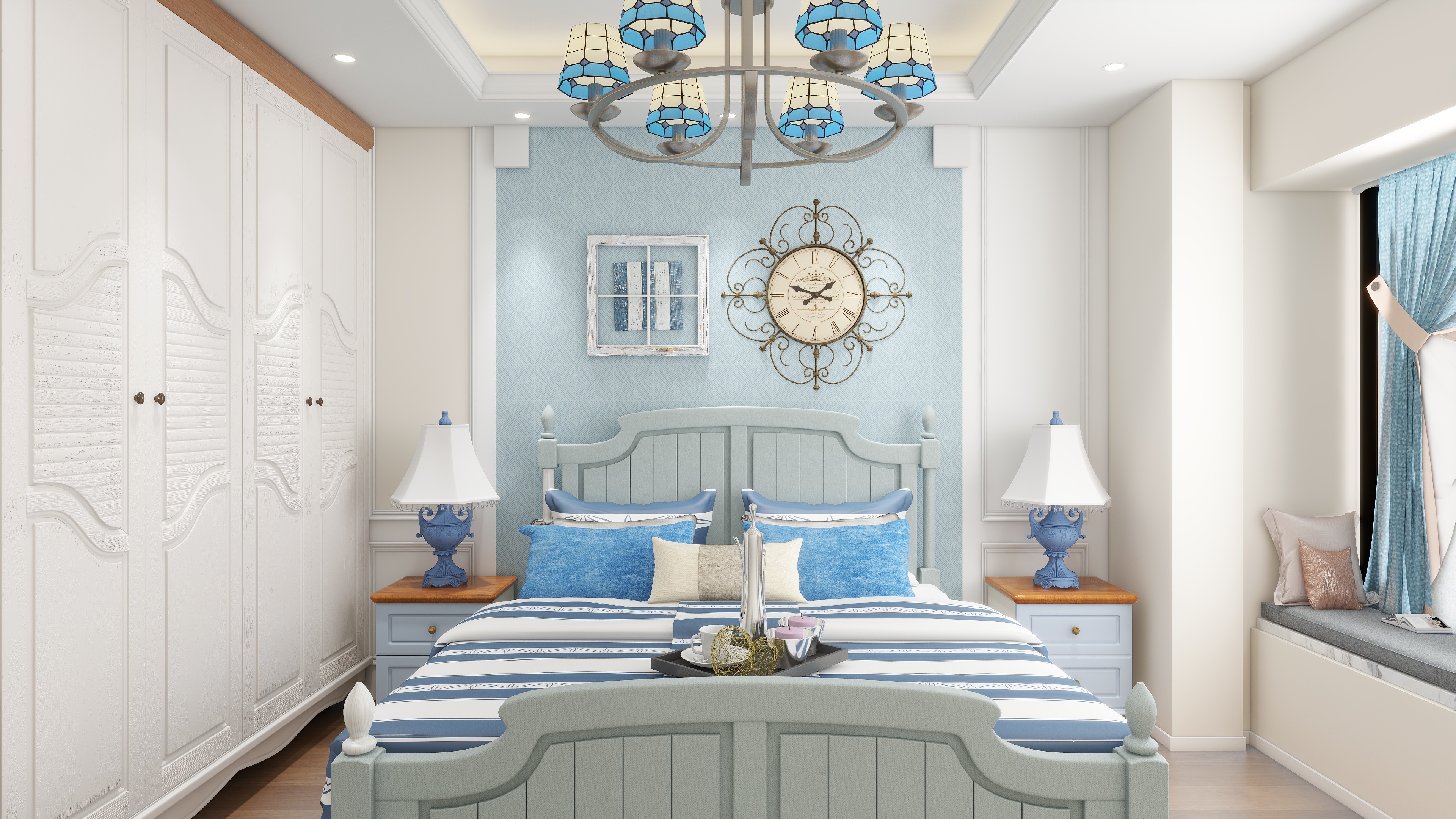 单泽林-127㎡1室装修效果图