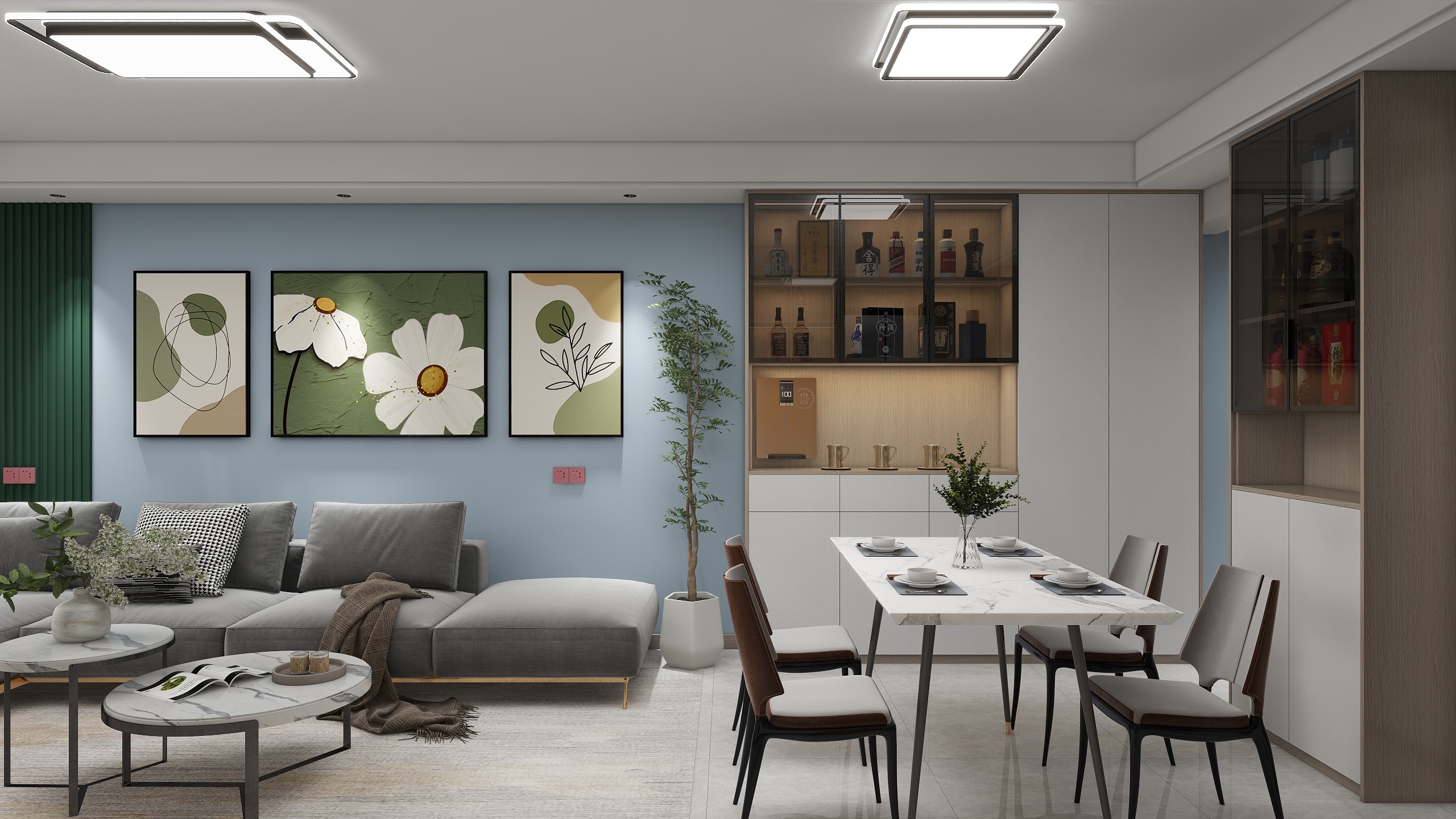 門吉-阿克苏公务员小区四期案例-装修设计方案