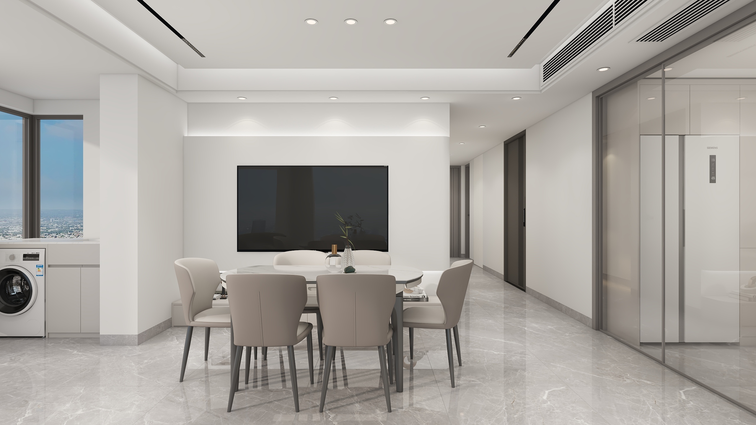 惠州装修找沫竹-金华-云潮府-浅灰装修效果图