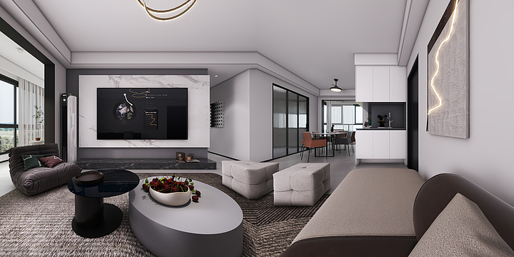 情深小许-铂悦府-雷雨-装修设计方案