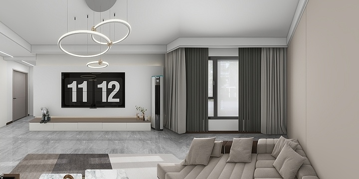 兰州业之峰装饰设计-华利盛景苑2-1-2201-装修设计方案