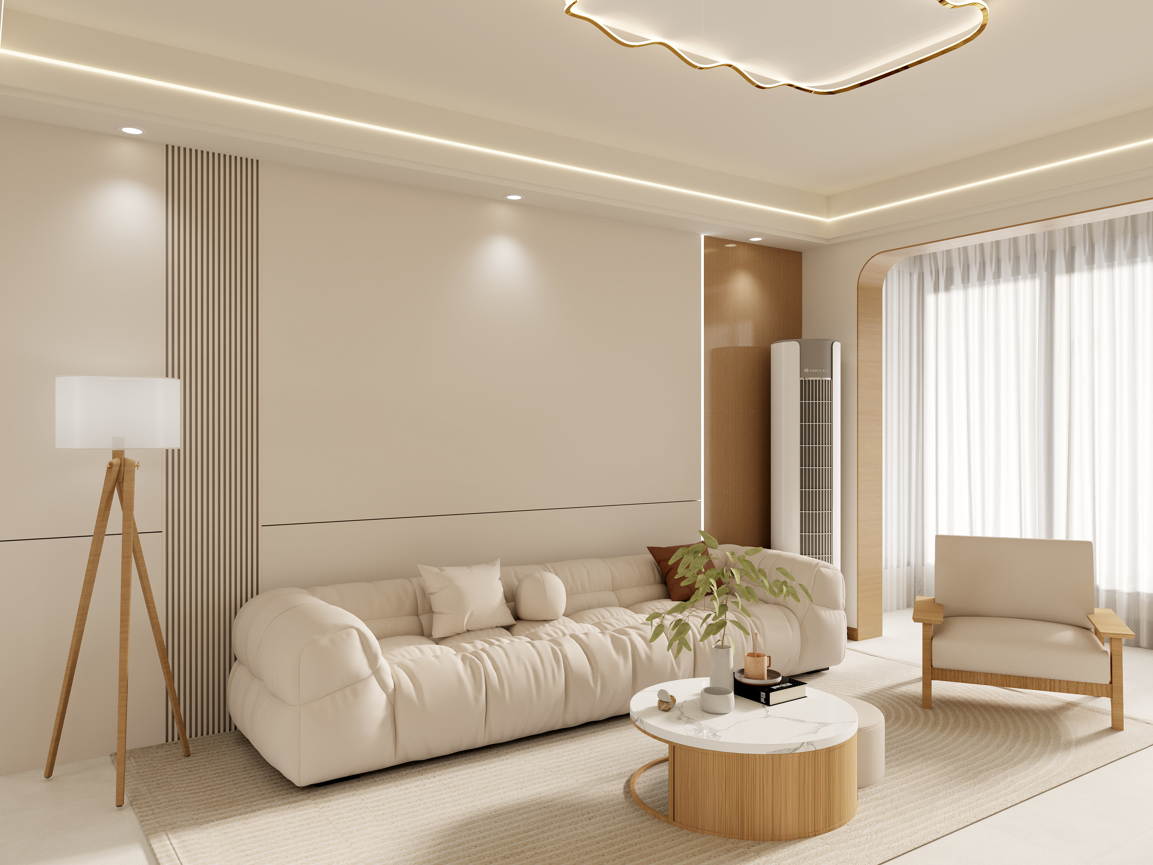 壹诺设计工作室-原木风装修效果图