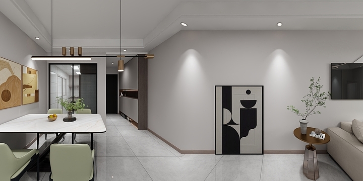 一只小蜗刘-金色学府8-2-604-装修设计方案