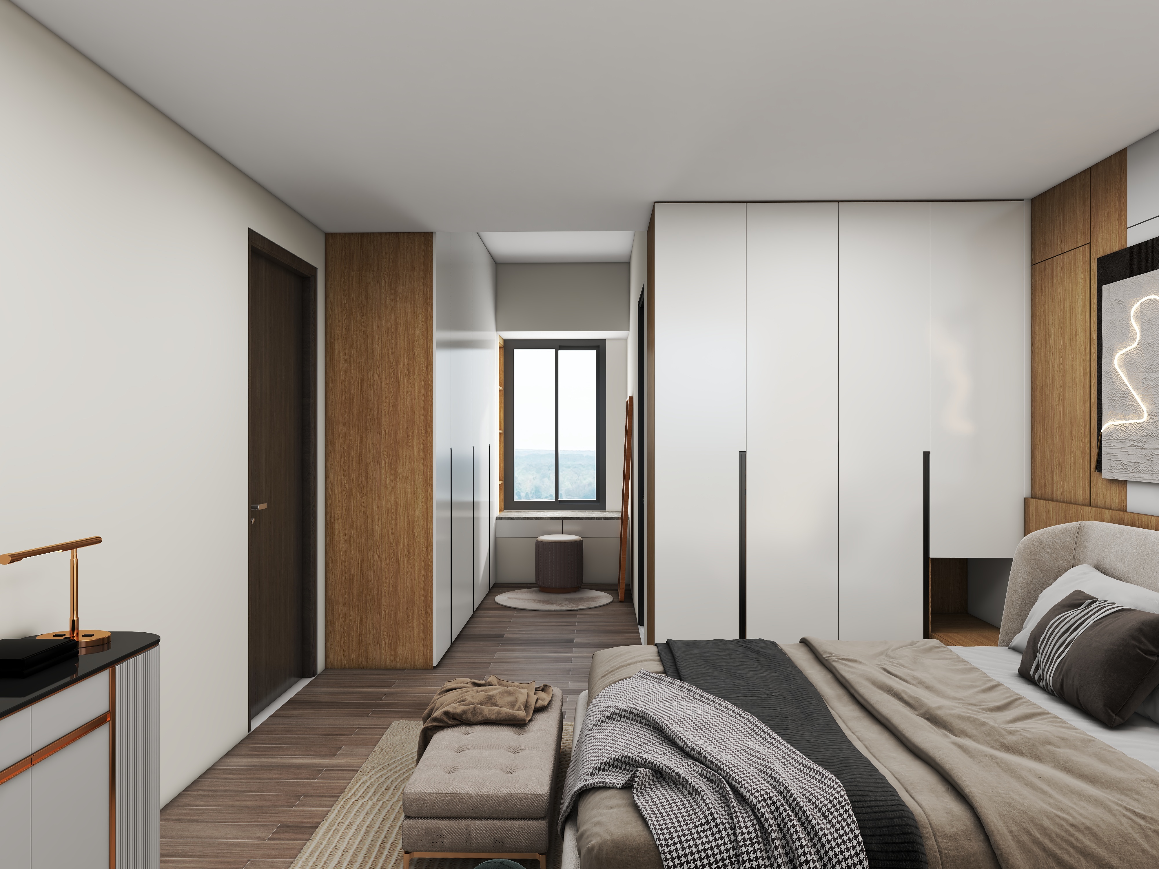 羽种人-淀湖新村151㎡4室装修效果图