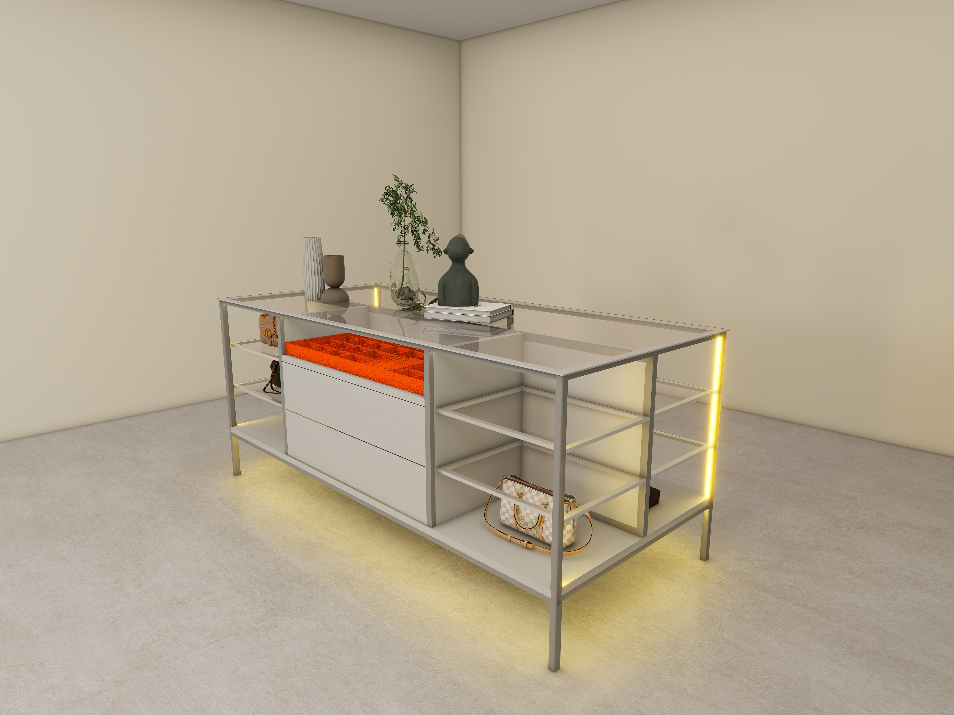 羽种人-民润小区540㎡6室装修效果图