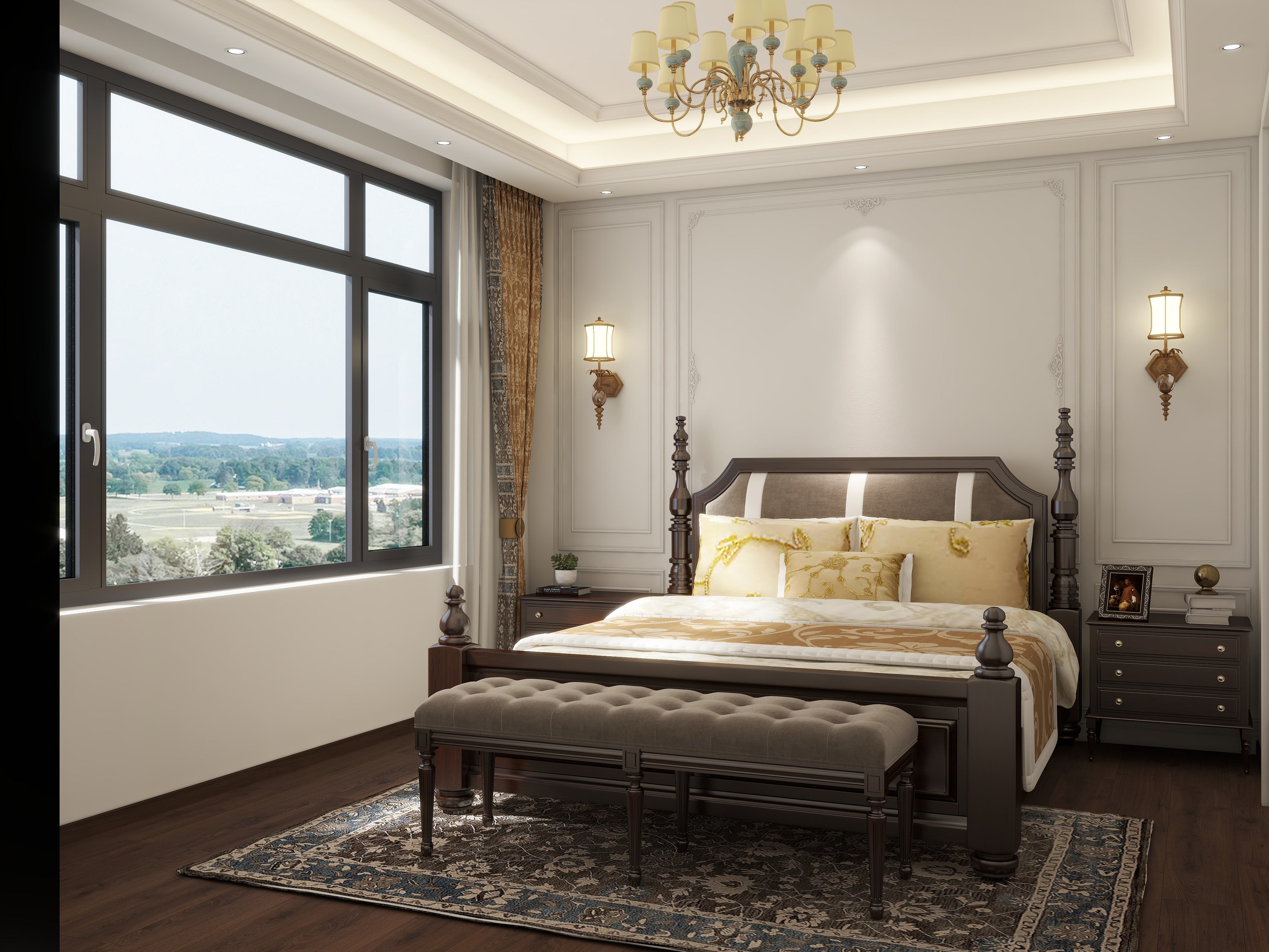 (QM丨DESIGN)-128㎡3室装修效果图