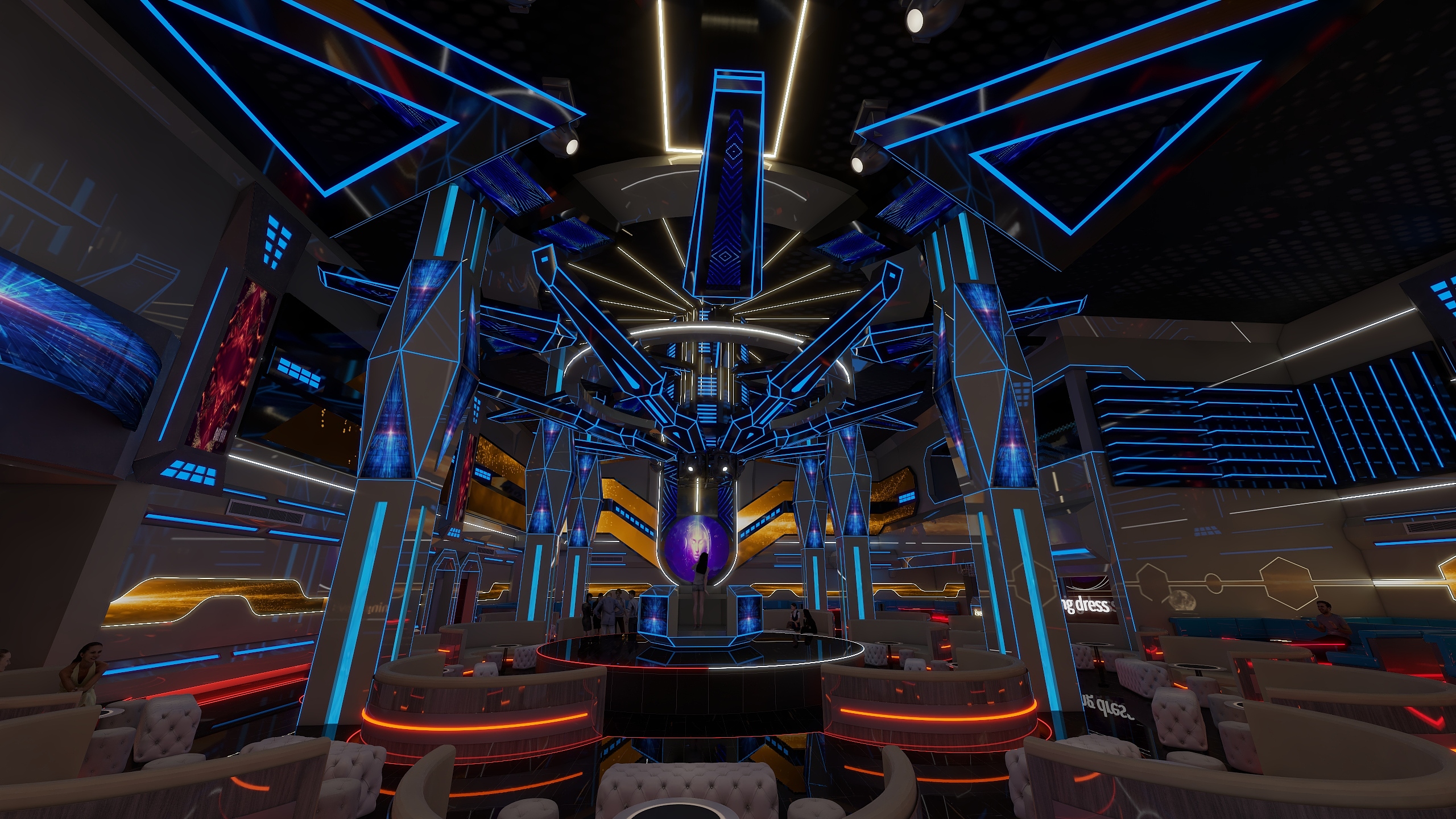 众森设计小明-moduo娱乐空间-装修设计方案