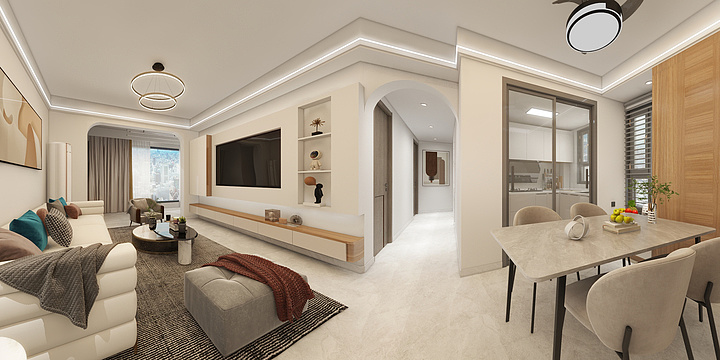 抚州铭润装饰-金地-装修设计方案