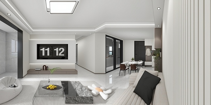 室内设计师-Dyson-桂花园109平-装修设计方案