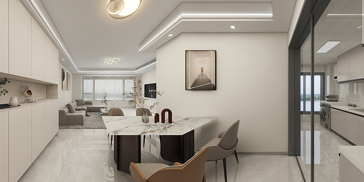 极赴简约-蔚来城99-装修设计方案