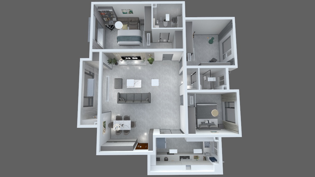 西安筑宅装饰-朗诗渭城府1-装修设计方案