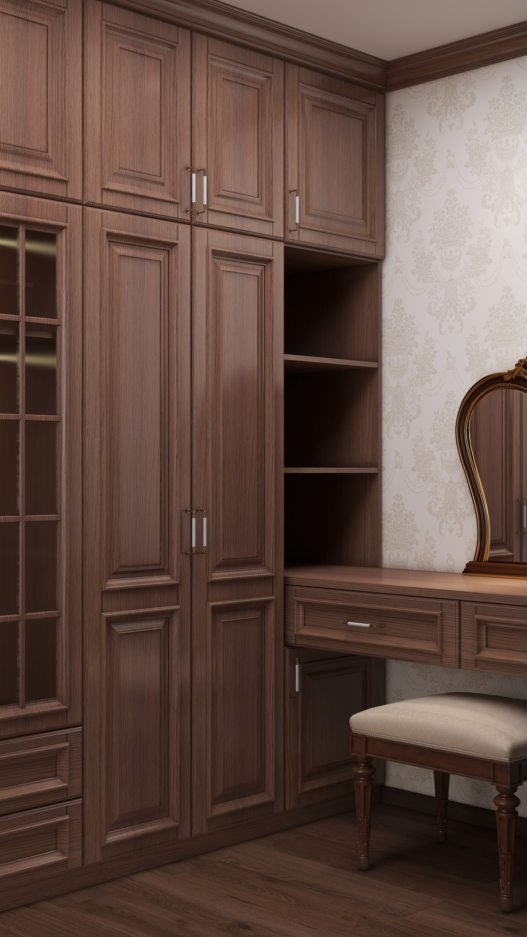 (QM丨DESIGN)-128㎡3室装修效果图