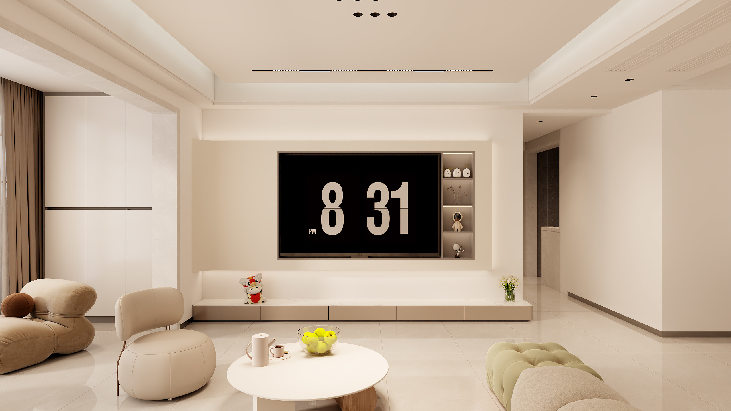 蝉夏John-瑞富未来城12栋401133㎡4室-装修设计方案