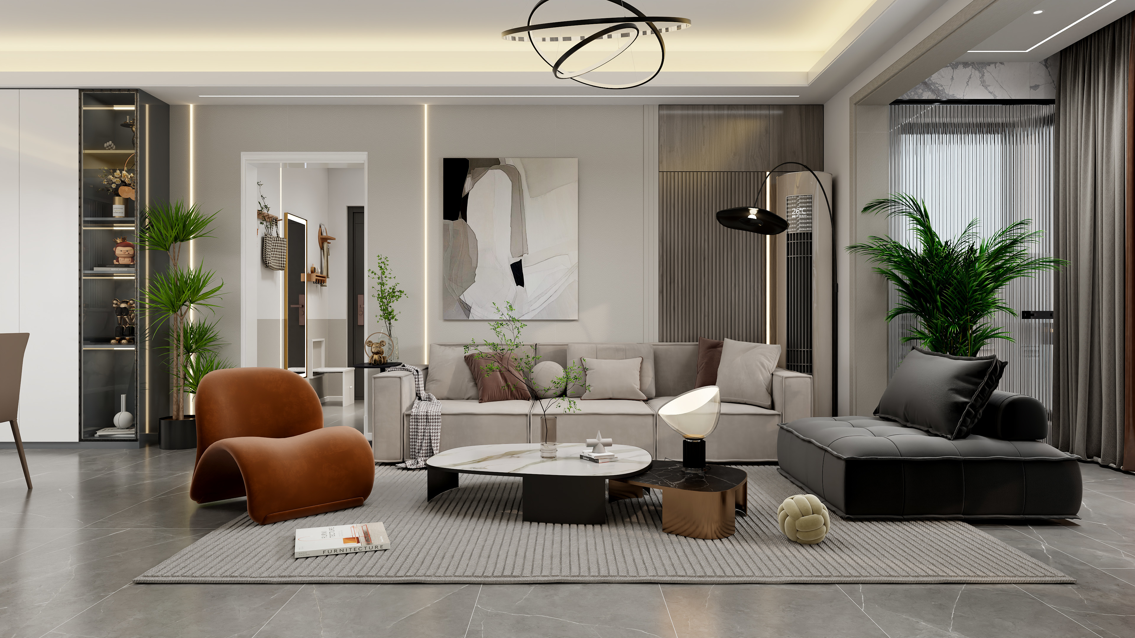 王思力-麓湖公园里--现代风格-装修设计方案