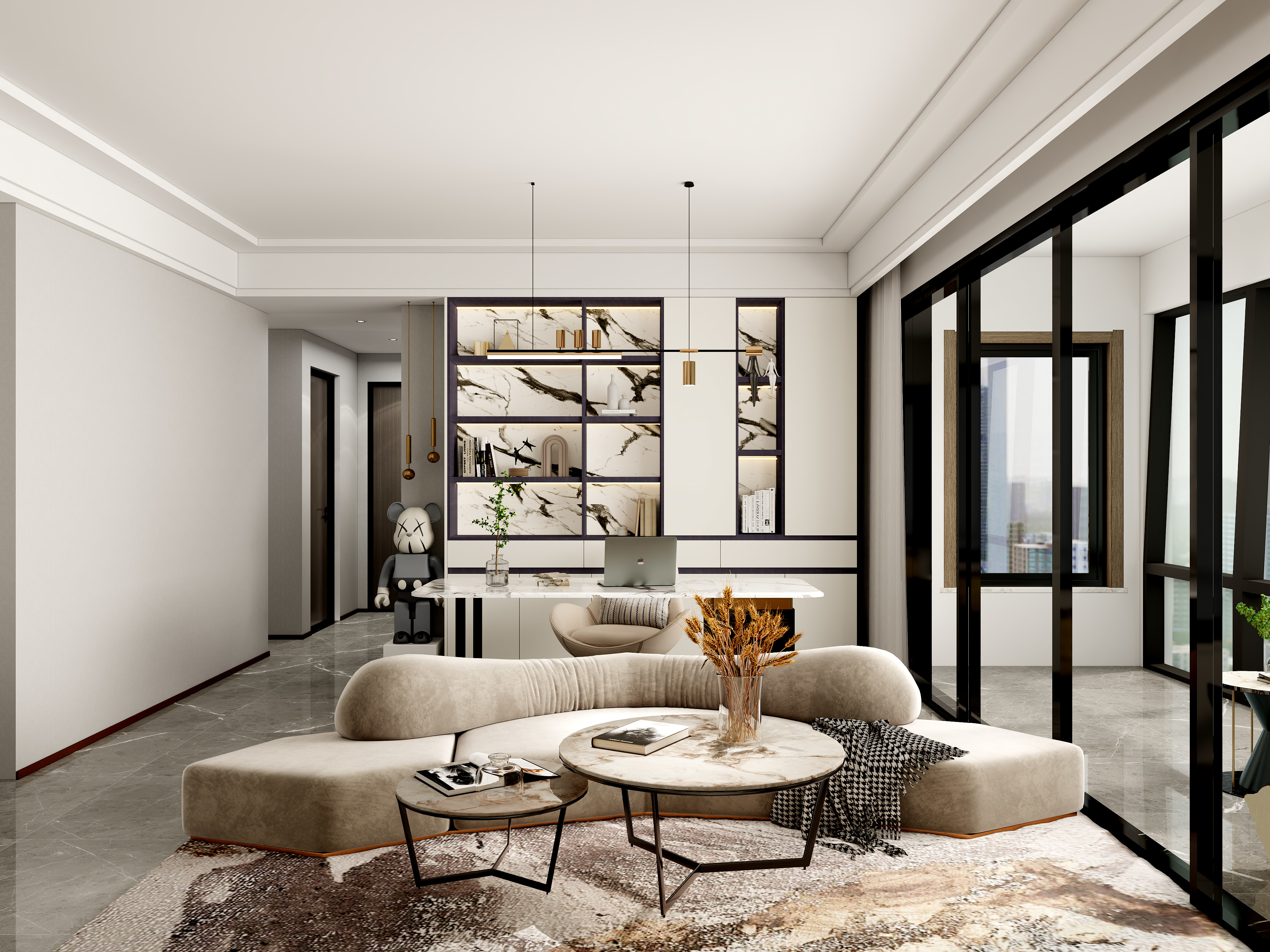 虾画狮Cc-建筑-宁都碧桂园10#122-装修设计方案