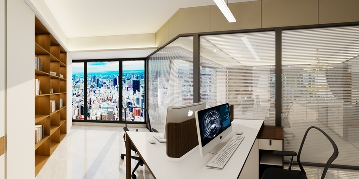 庸人00-北川万达35号楼6间办公室-装修设计方案