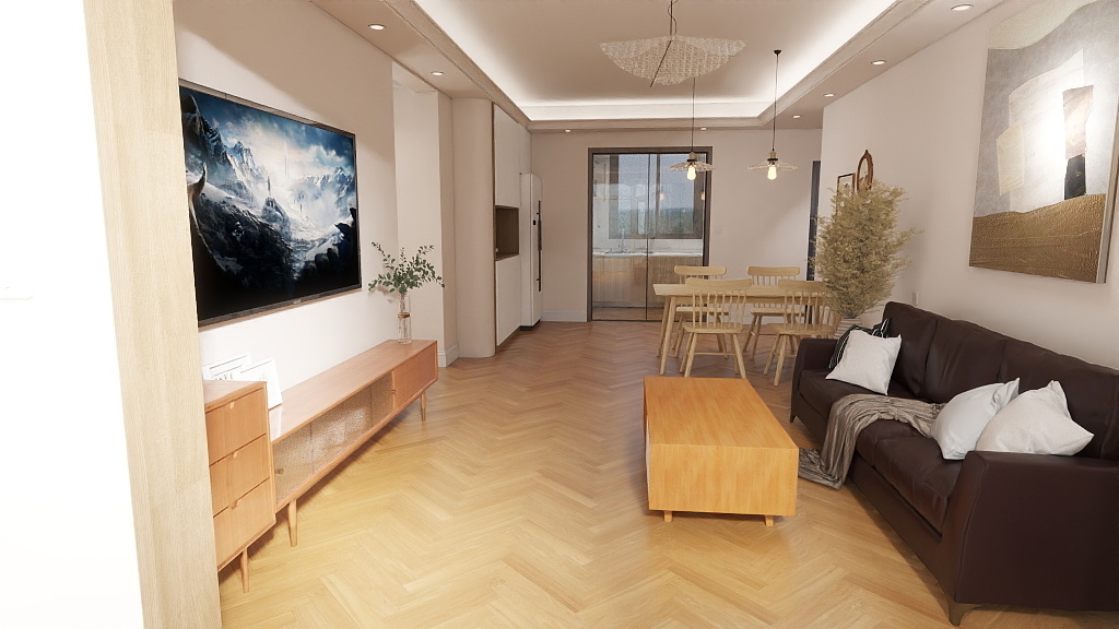 马胡子设计师-吾悦边5-1-301-装修设计方案