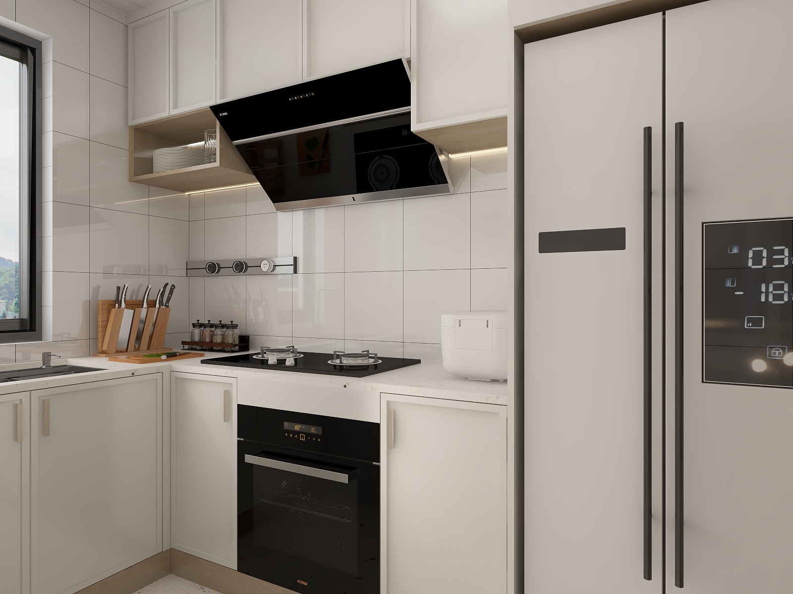 A周素人设计-简约原木风40平装修效果图