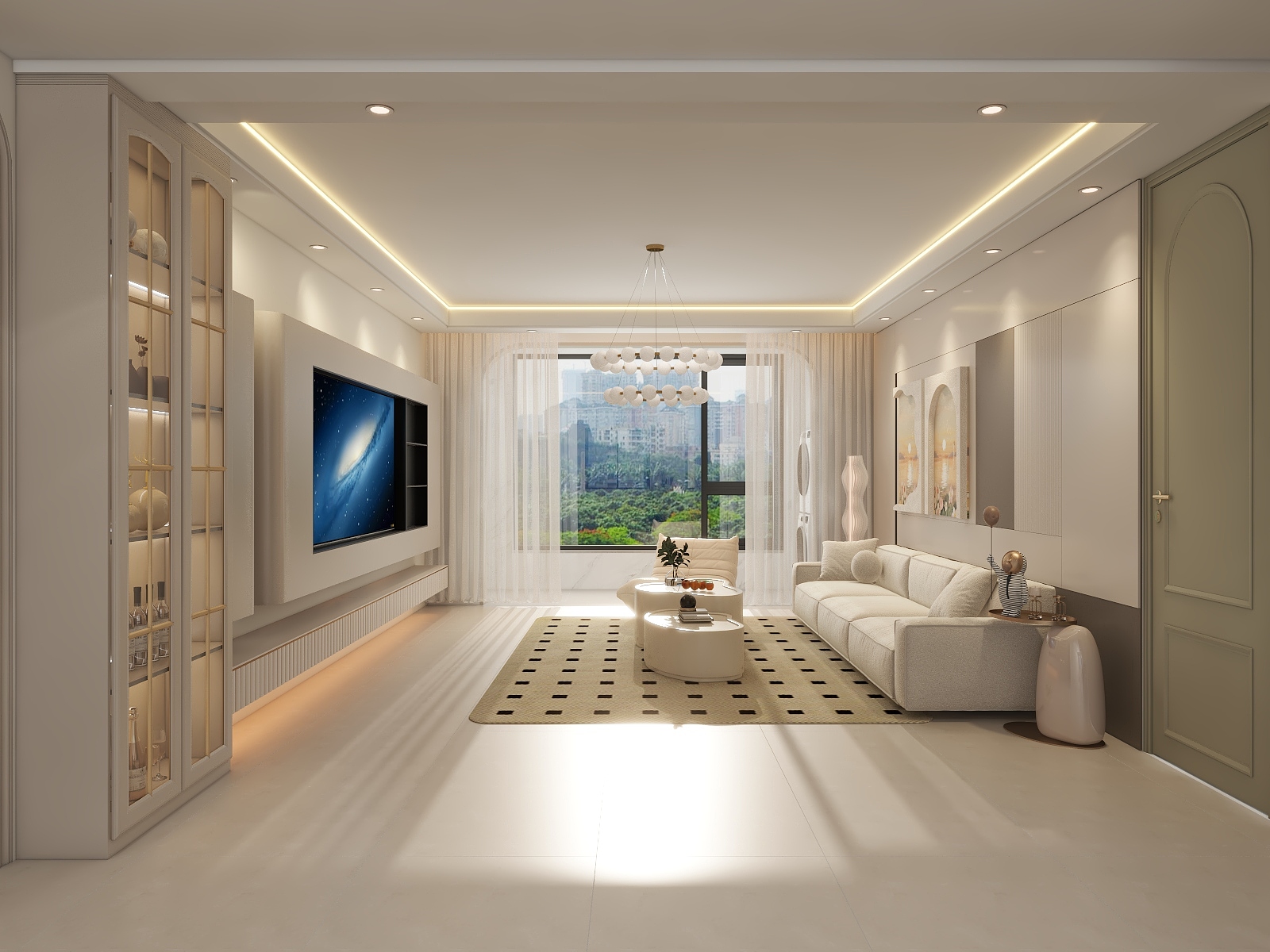 山靖-恒宇世纪城 143效果-装修设计方案