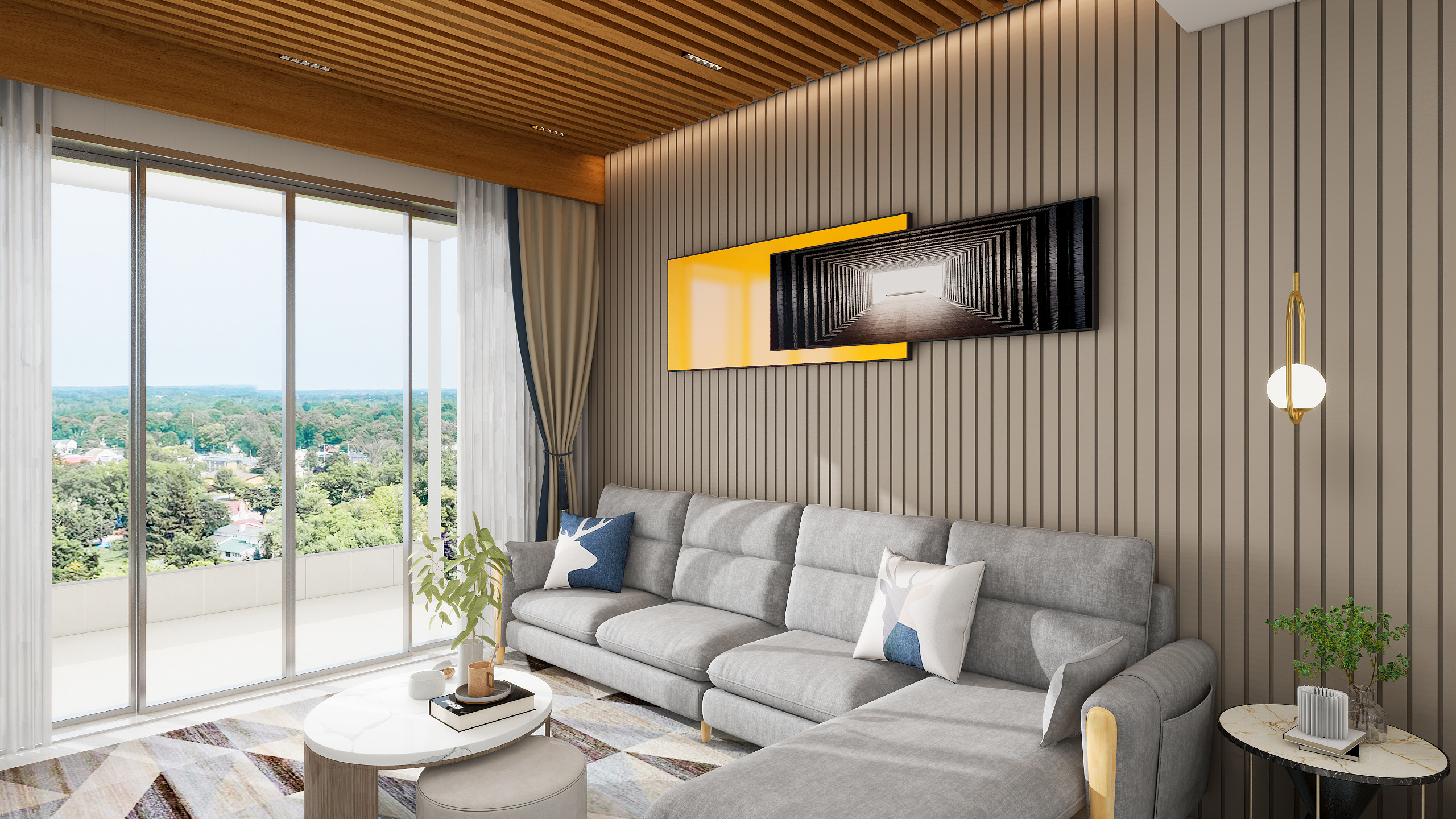 文森Vincent-万科金域国际现代简约90㎡2室-装修设计方案