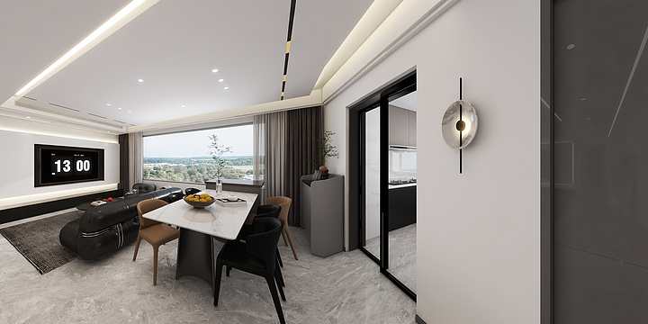 张天欣-当代悦城C130东门-现代轻奢-装修设计方案