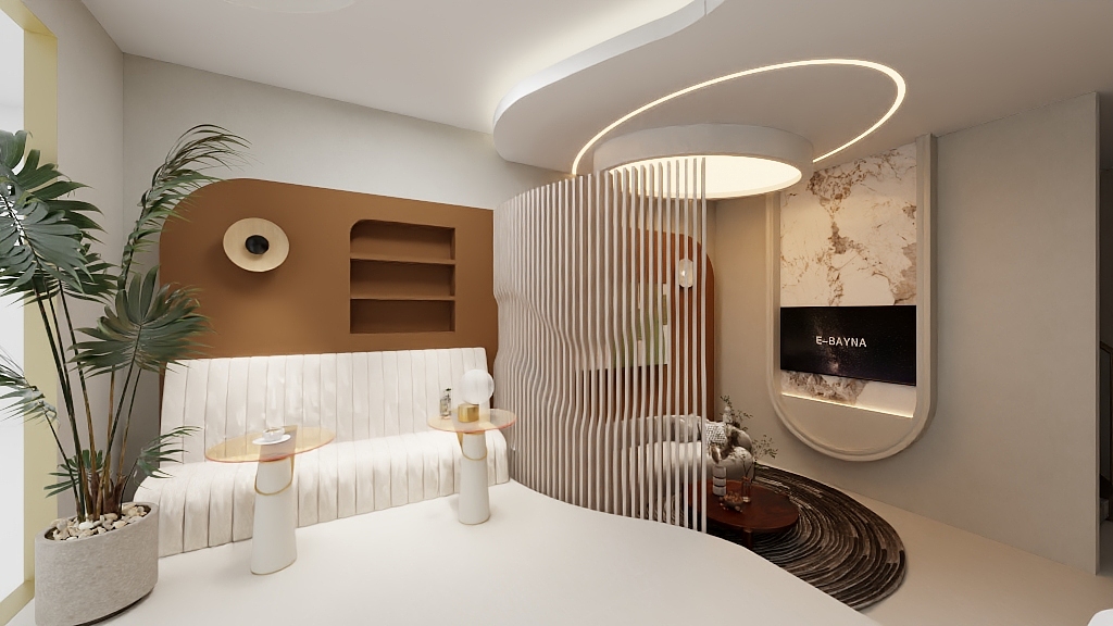 MrHran-珑熹美容院设计效果-装修设计方案