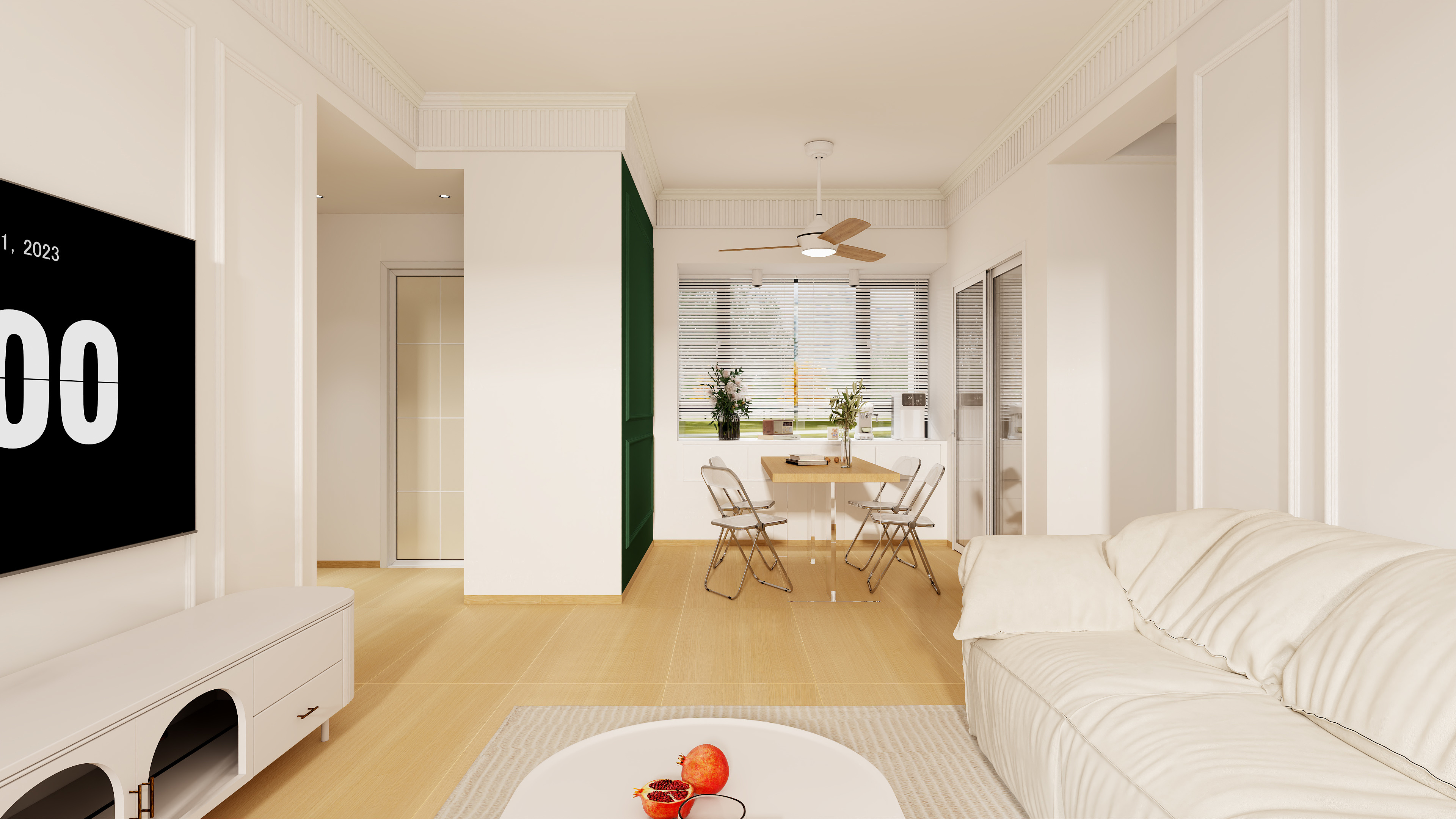 原创001-半岛一号90㎡三室-装修设计方案