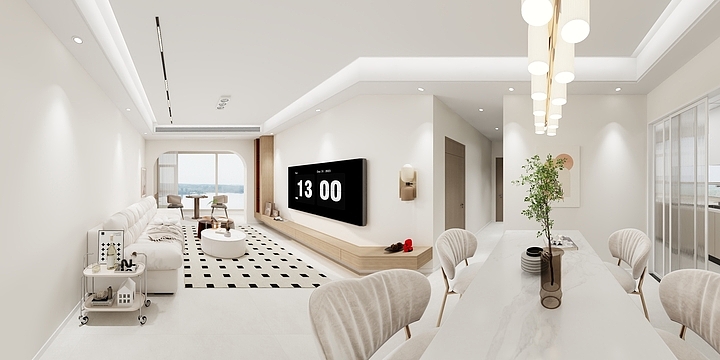 金利佳方文杰-雍都未来城109㎡3室-装修设计方案