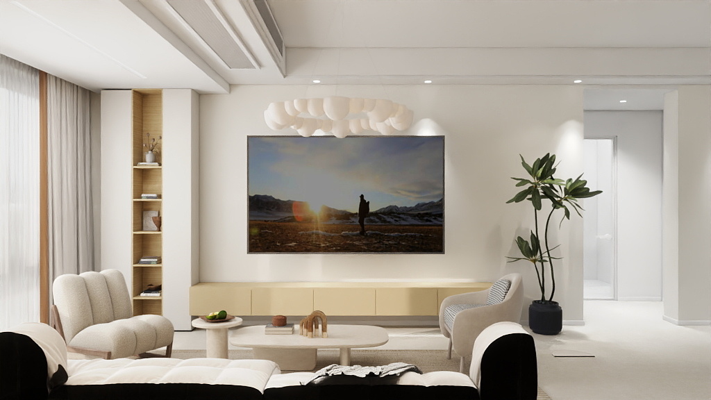 郑杰-璧山当代城效果图-装修设计方案