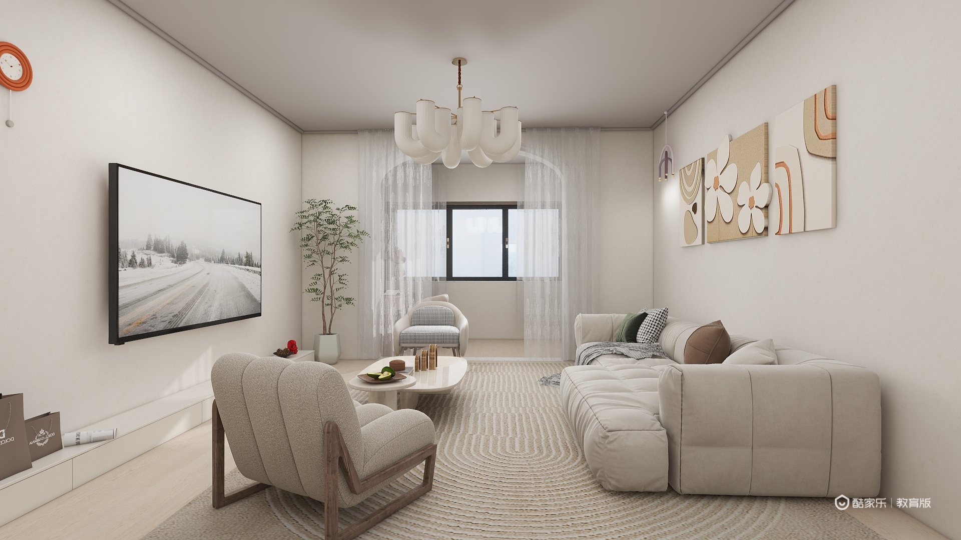 墨菲ffww-温馨居-奶油风-装修设计方案