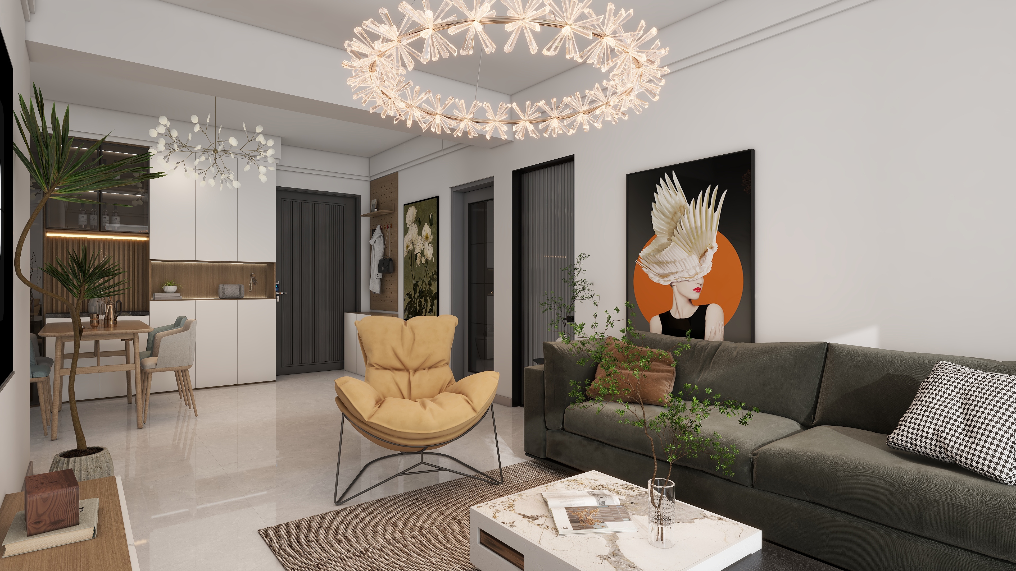 A拾柒.-鸿源新居88㎡2室-装修设计方案