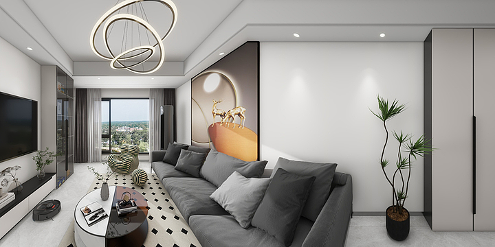 术家-阳光中心城29-1-203-装修设计方案