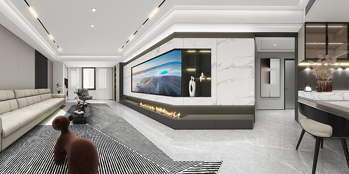 雄安曲美家居-方案改香溪美园-装修设计方案