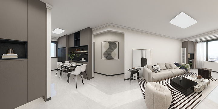 设计师蔡宗洁-曹妃甸凤凰逸园115㎡-装修设计方案