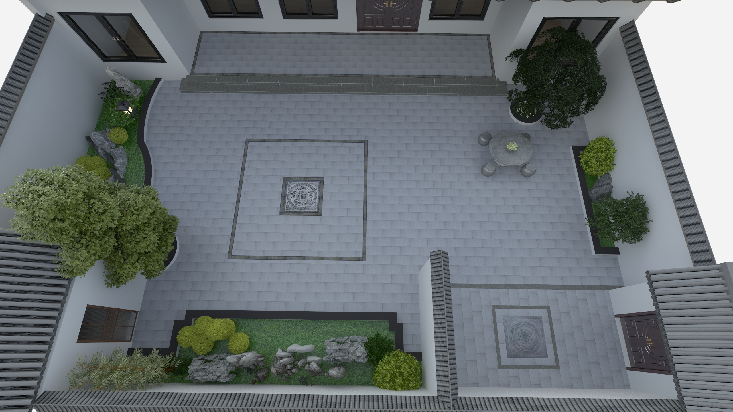 五龙装饰-济宁庭院-装修设计方案