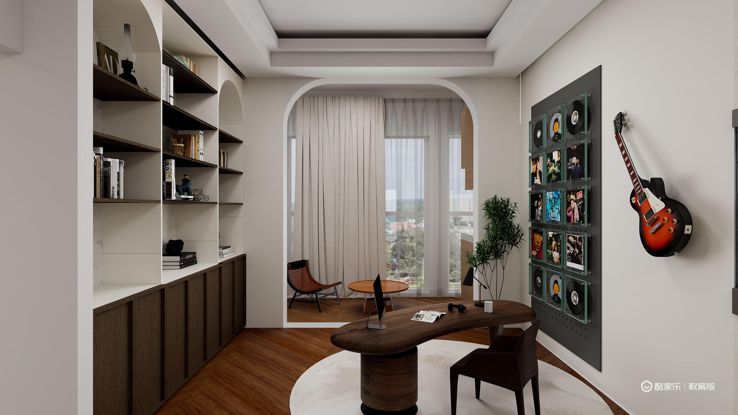 金窈伊-中古238㎡4室装修效果图