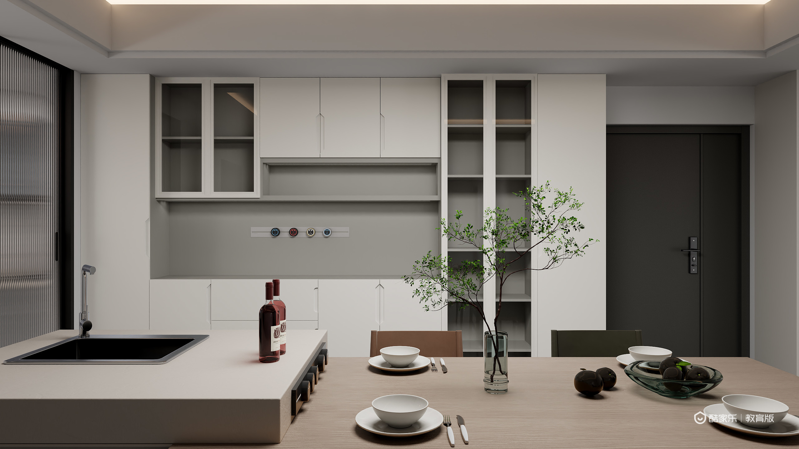 吴呈艺-180㎡4室装修效果图