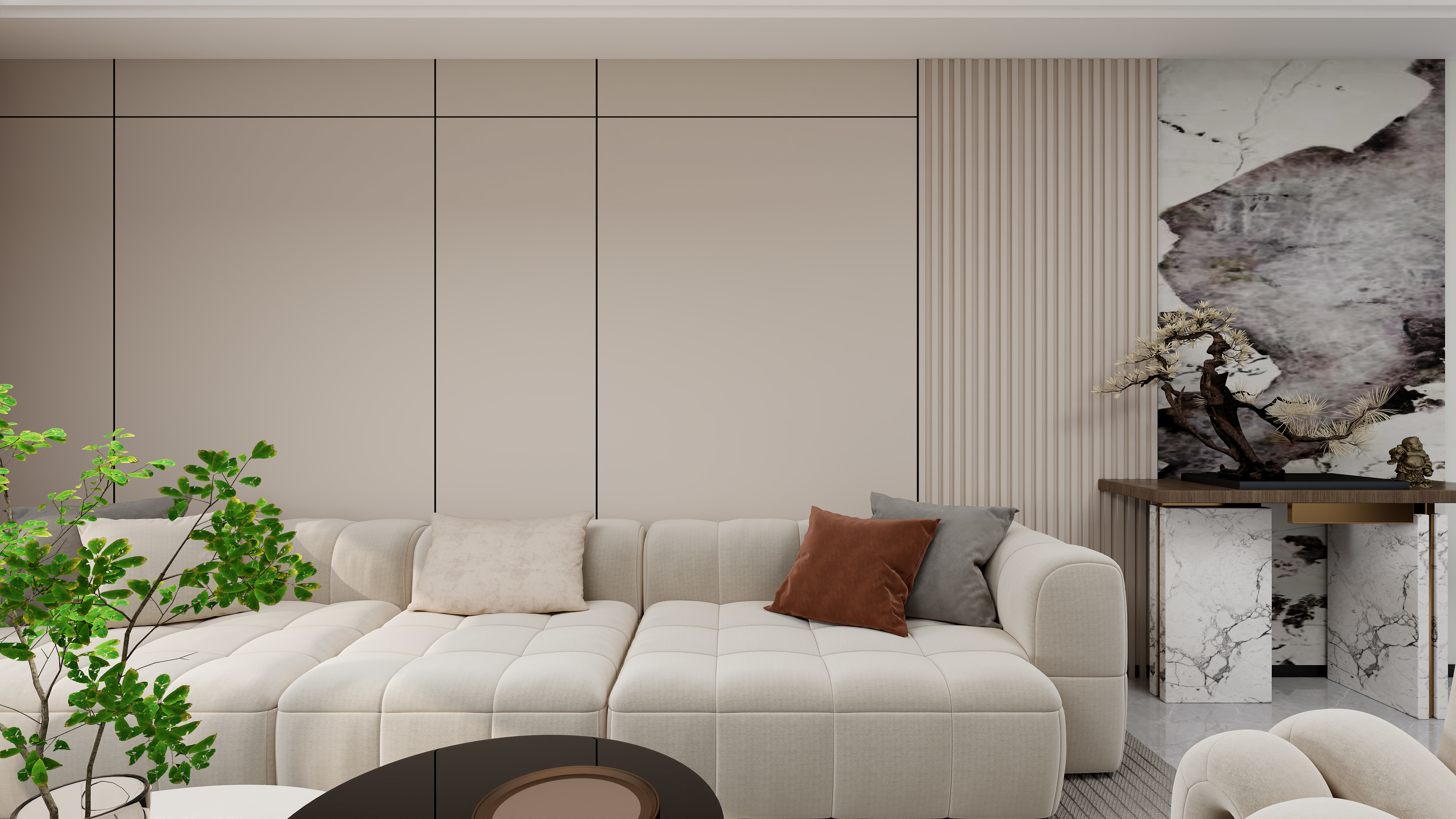 原创001-万澎6号楼137㎡四室-装修设计方案