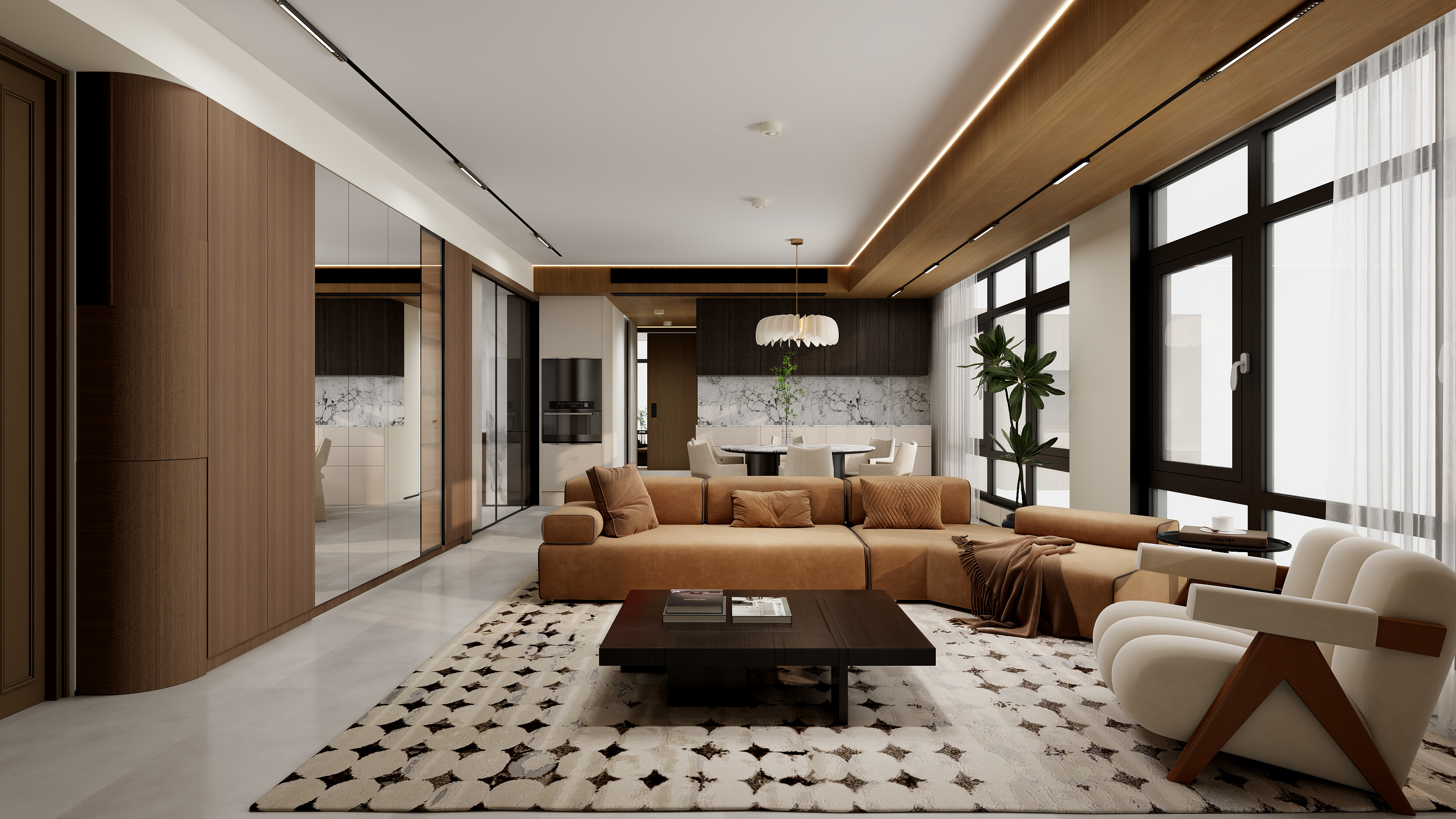 原创001-163㎡2室-装修设计方案