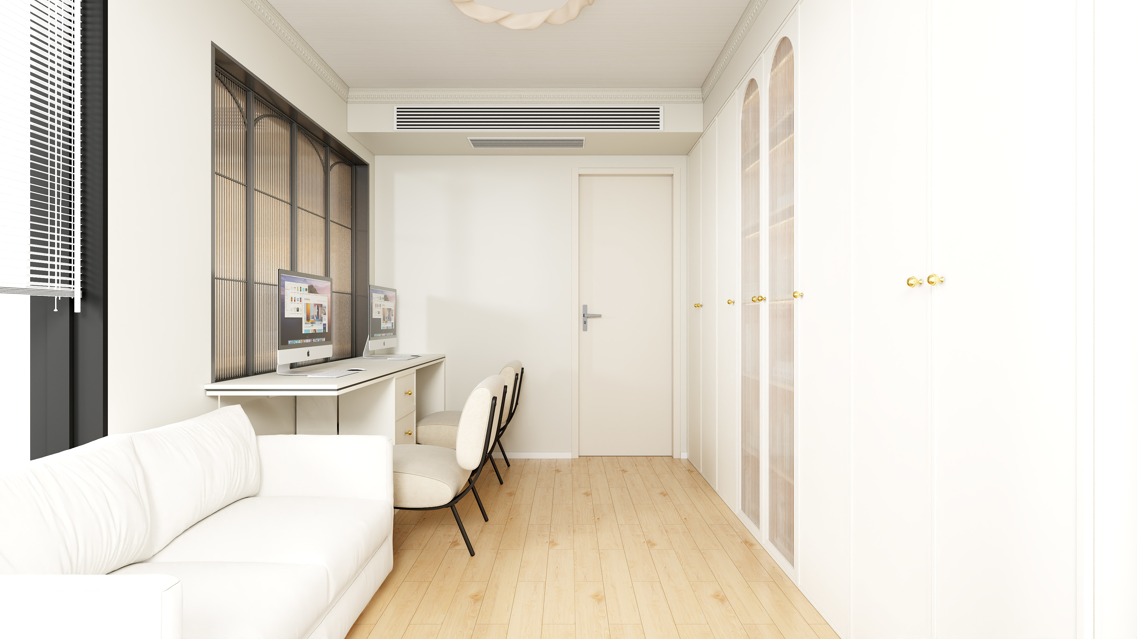 原创001-138㎡4室装修效果图