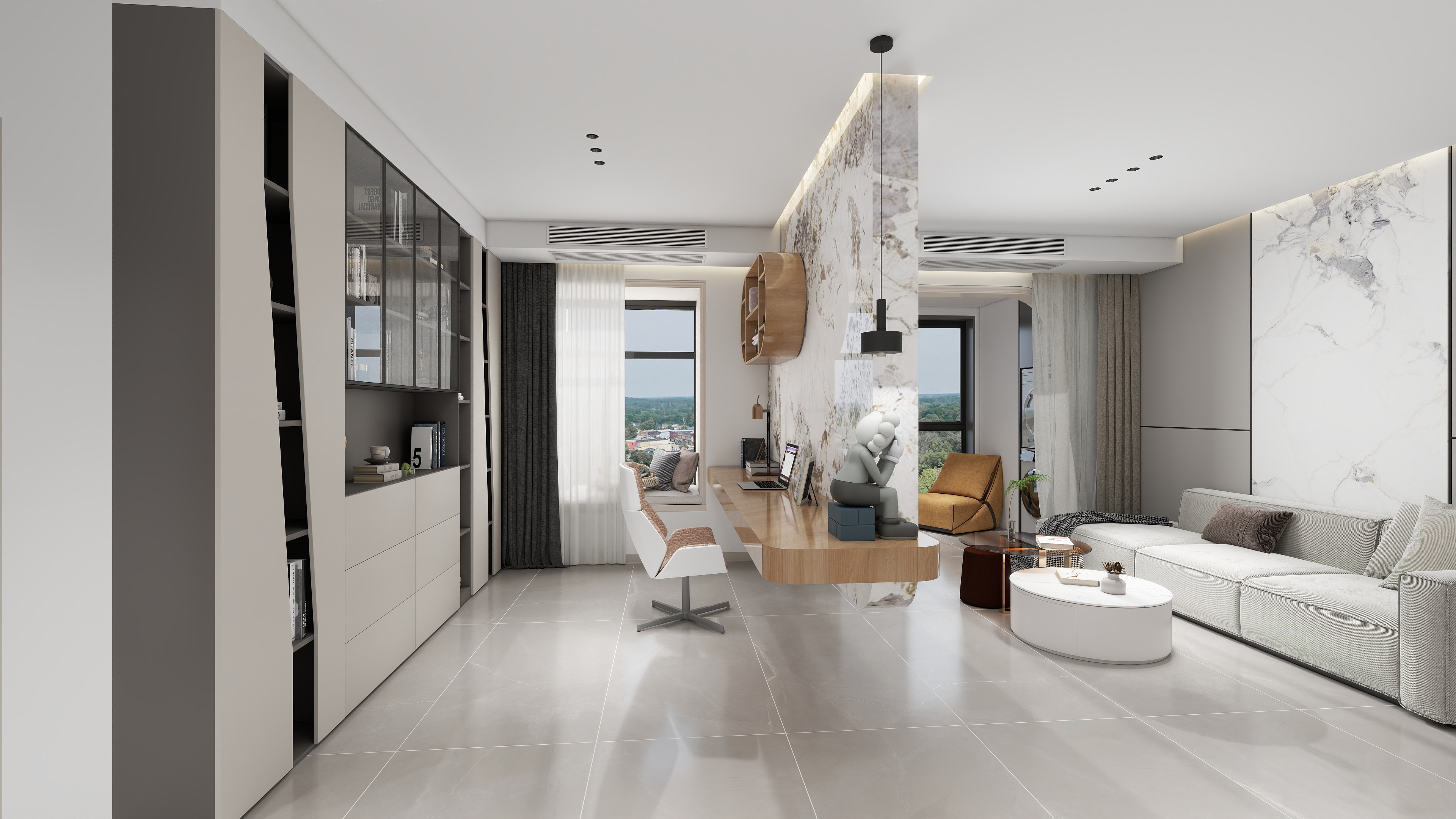 本森装饰-海德公园80㎡2室-装修设计方案