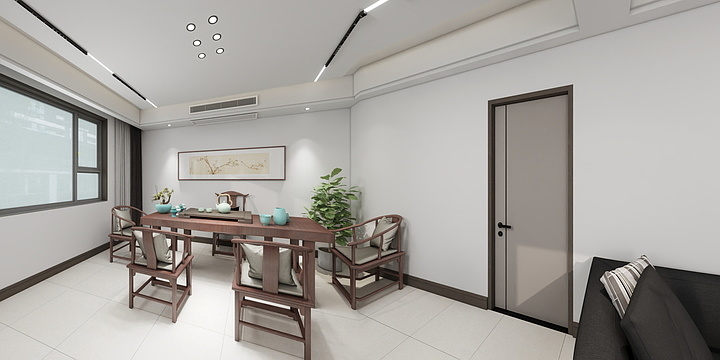 安康艺展装饰设计-宁陕县电力所-装修设计方案