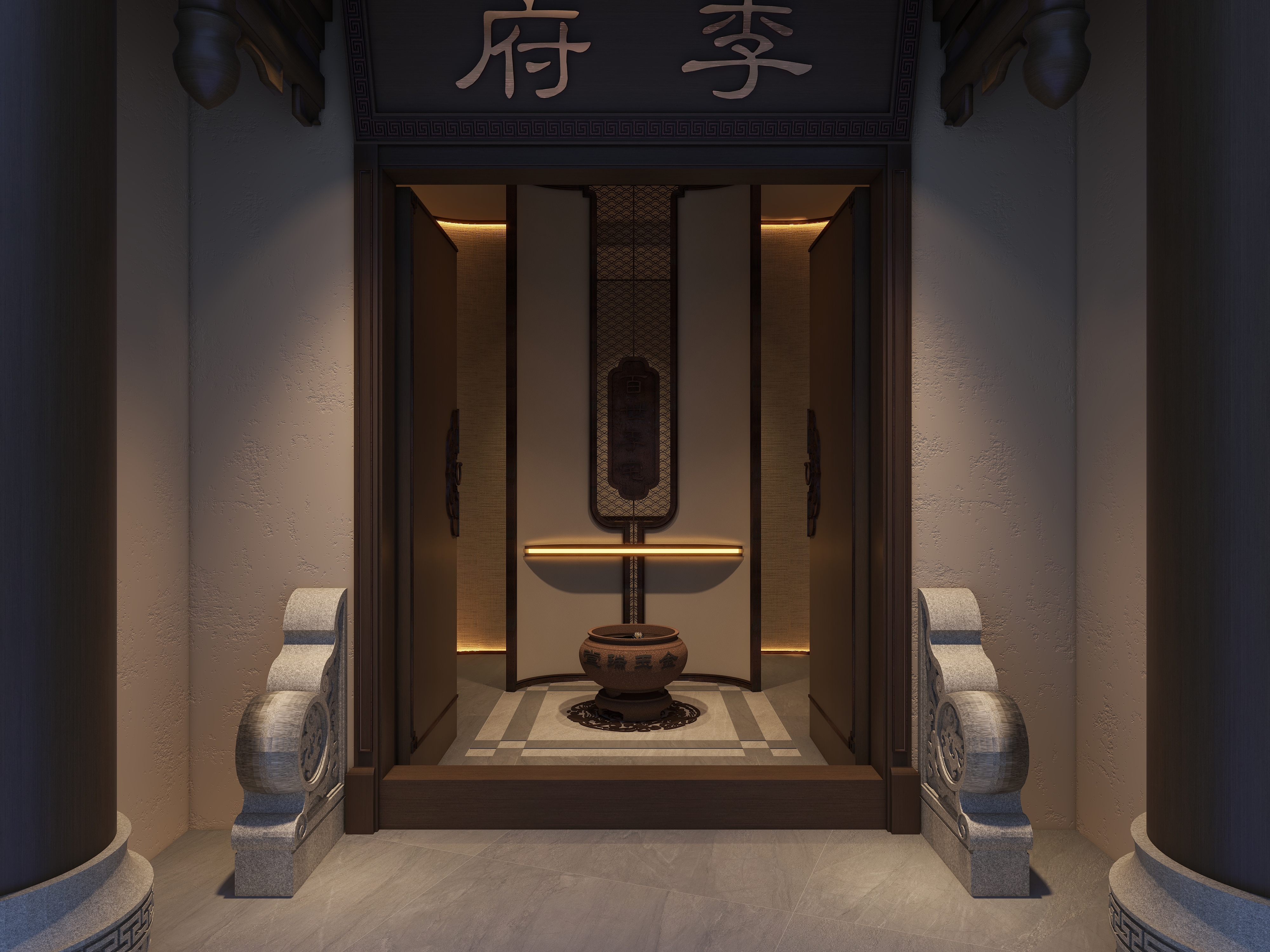 茶韵风轻-千年宋风百世李宅-装修设计方案